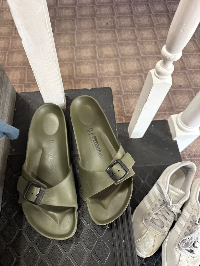Green Birkenstock Women-Shoes, 39