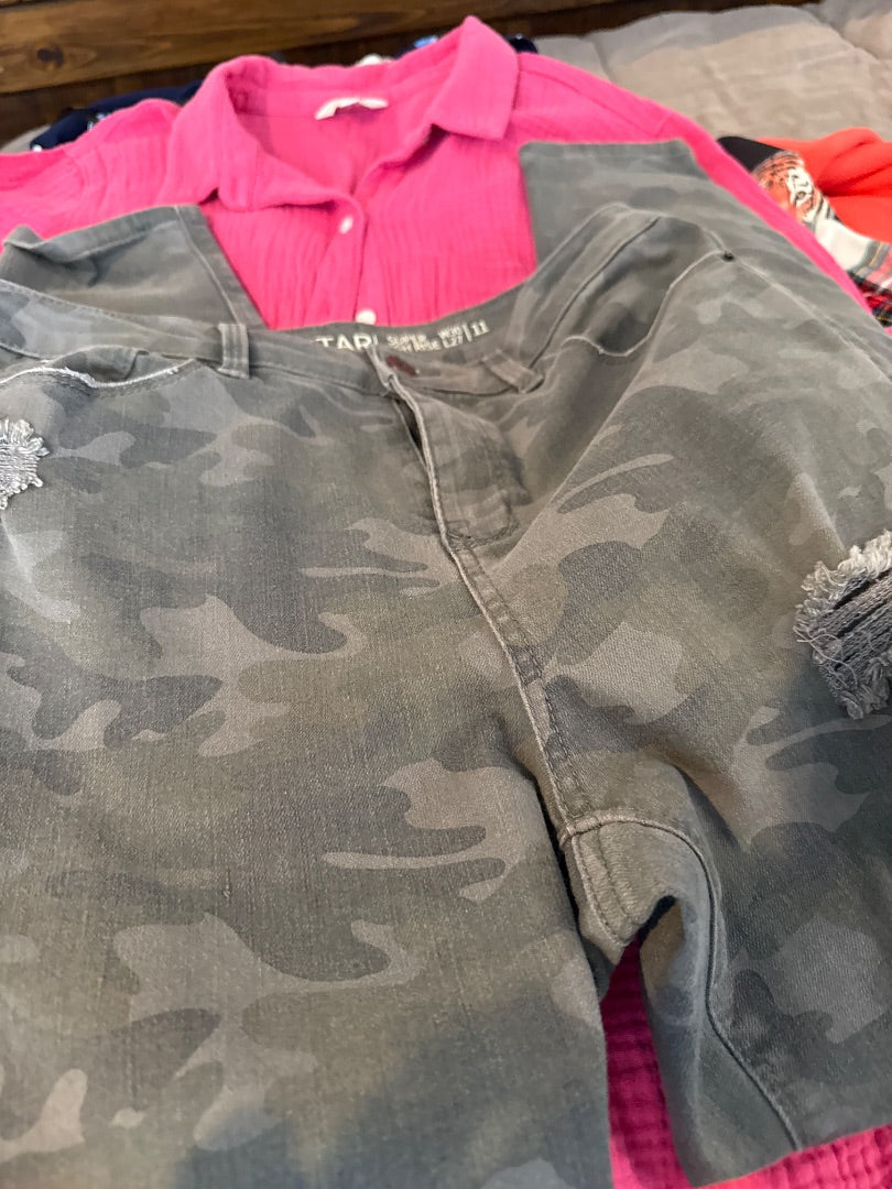Camo Vanilla Star Women-Bottoms, 11