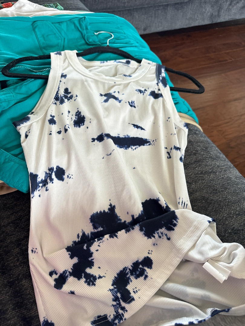 Blue/white No Brand Women-Tops, Small