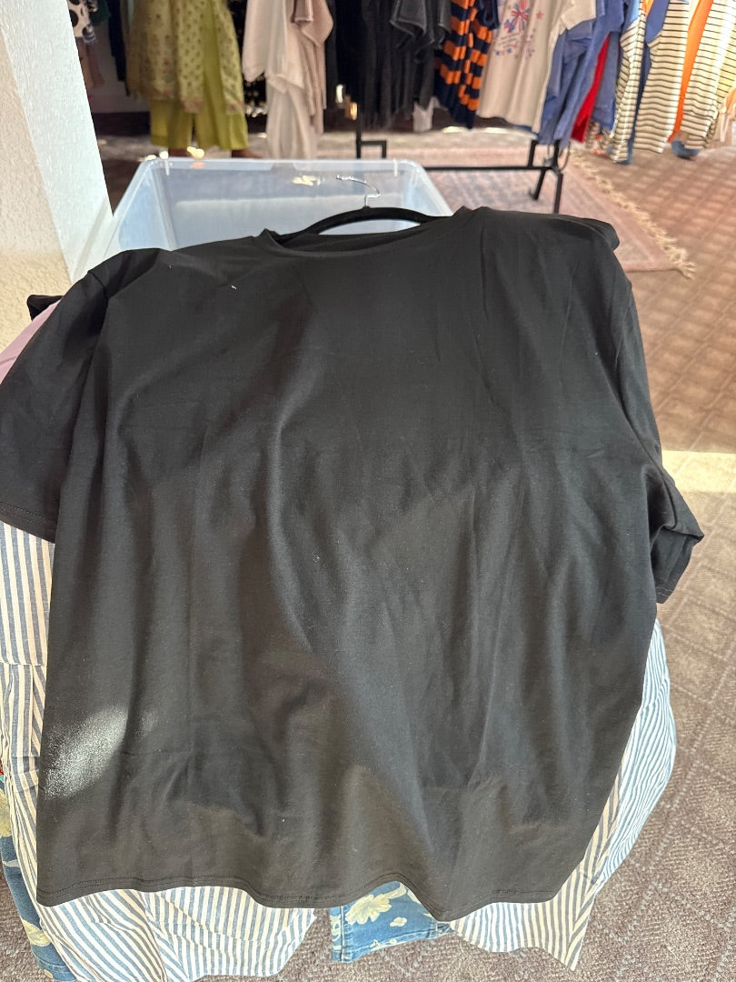Black No Brand Women-Tops, 3x