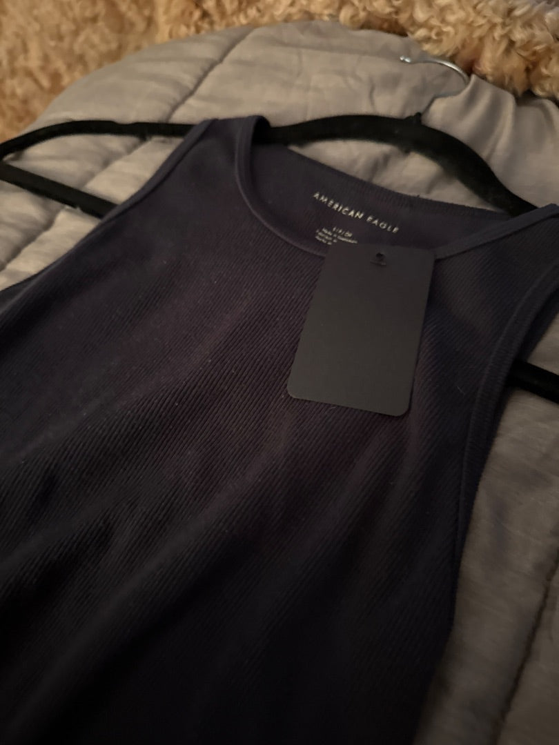 Navy American Eagle Women-Tops, Small
