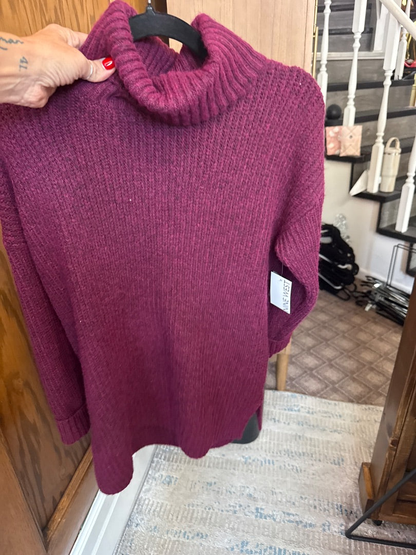 Maroon Nine West Women-Tops, Medium