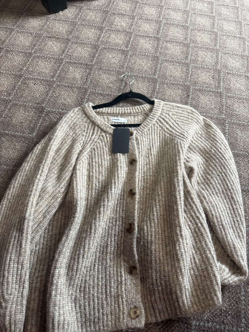 Tan Sonoma Women-Outerwear, Medium