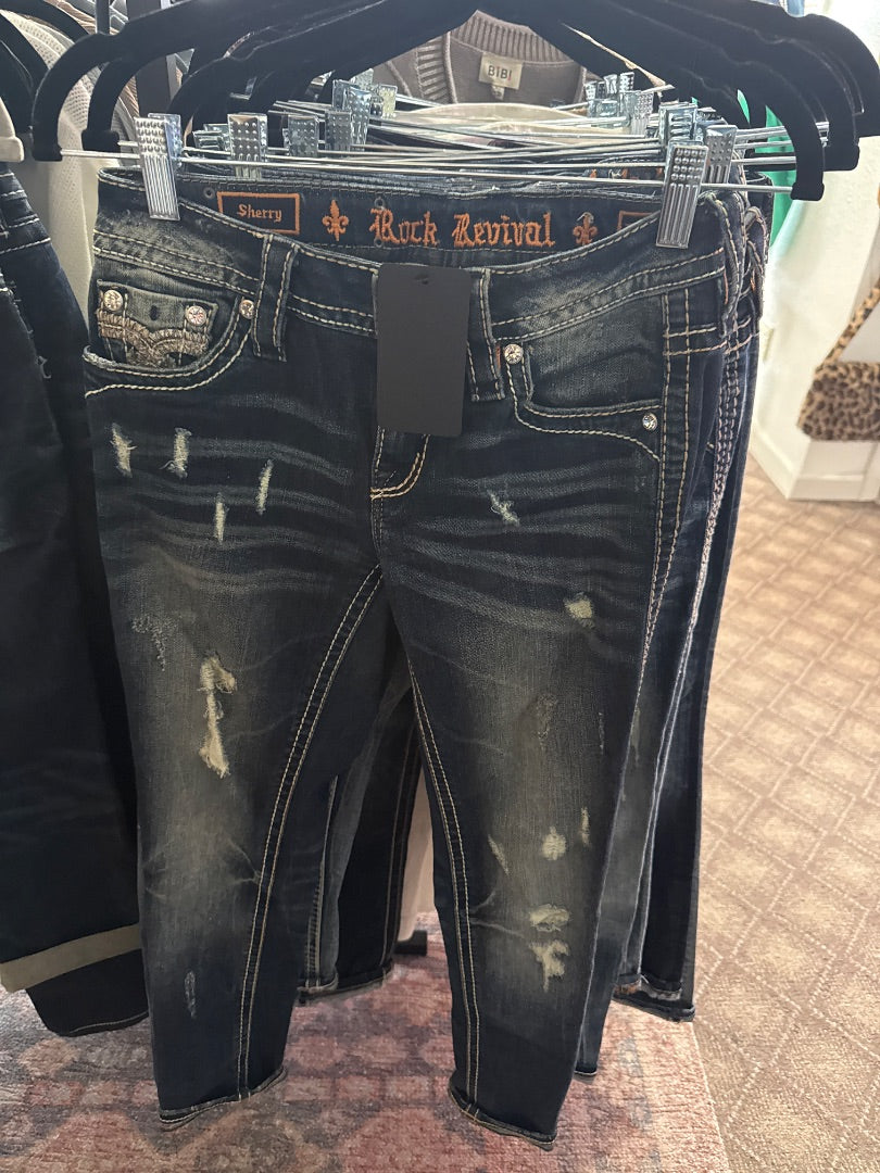 Denim Sherry Rock Revival Women-Bottoms, 24