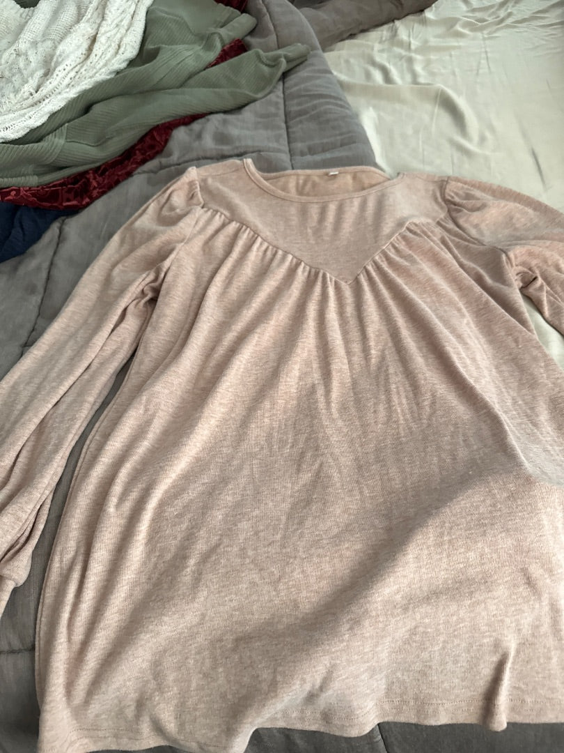Oatmeal No Brand Women-Tops, Small