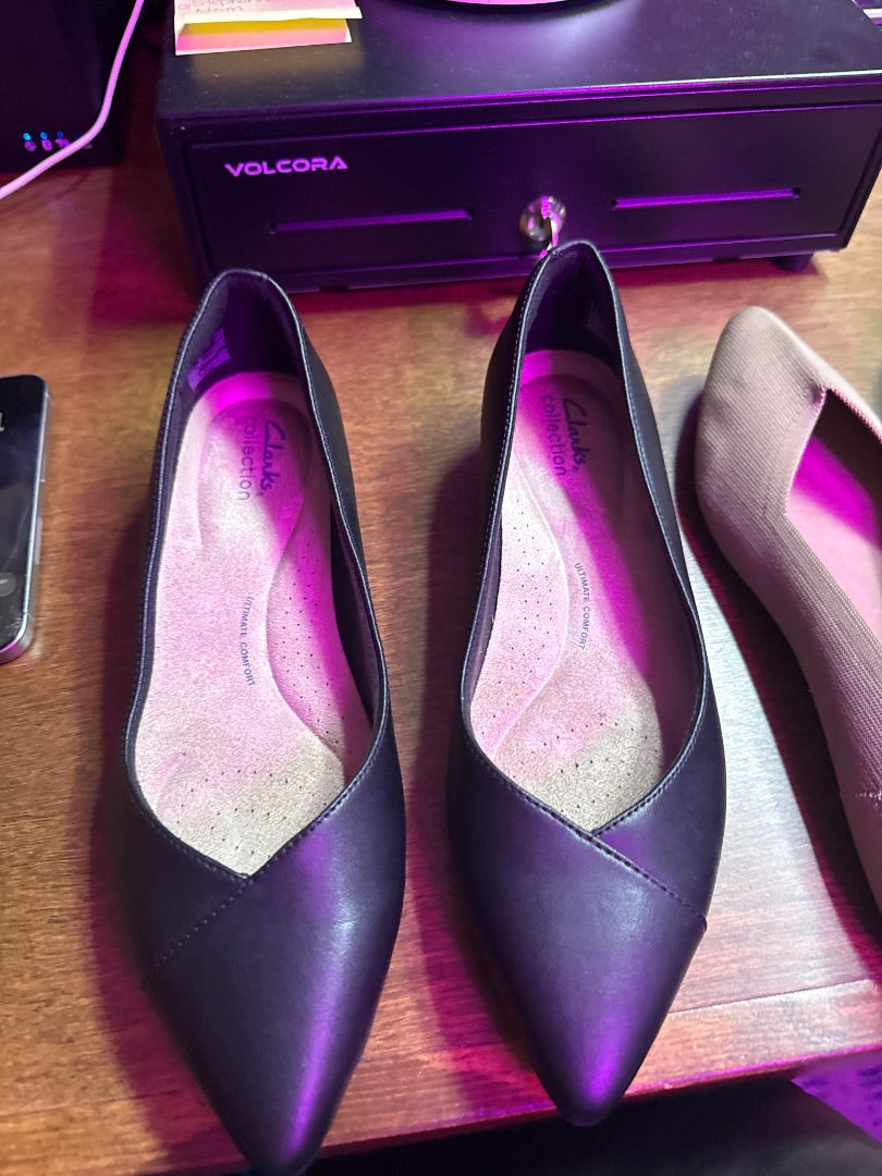 Black Clark's Women-Shoes, 9.5