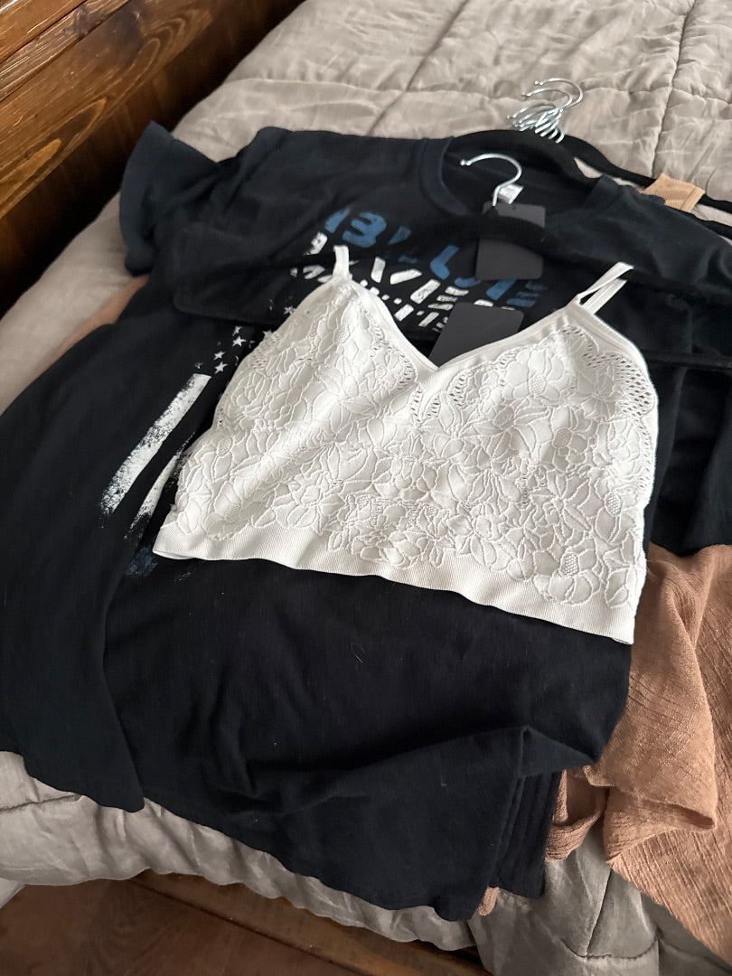 White No Boundaries Women-Tops, Medium